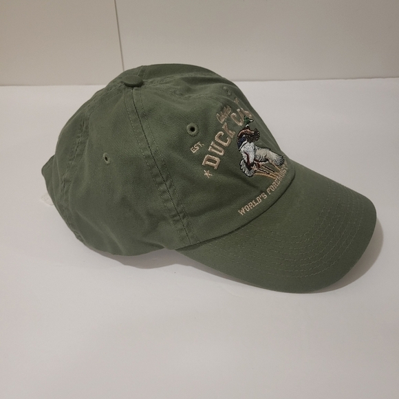 Cabelas Army Green, Duck Camp Hunting Cap, One Size Fit All - Picture 6 of 9